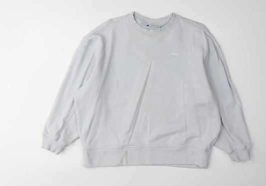 Adidas Women's White Pullover Sweatshirt Size 8