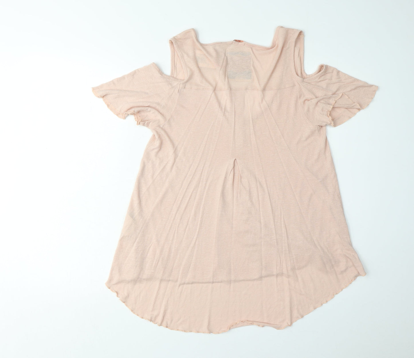 Superdry Women's Pink Cold Shoulder Top XS