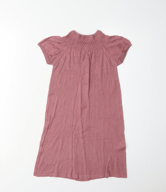 Noa Noa Girls Pink Casual Knee Length Dress