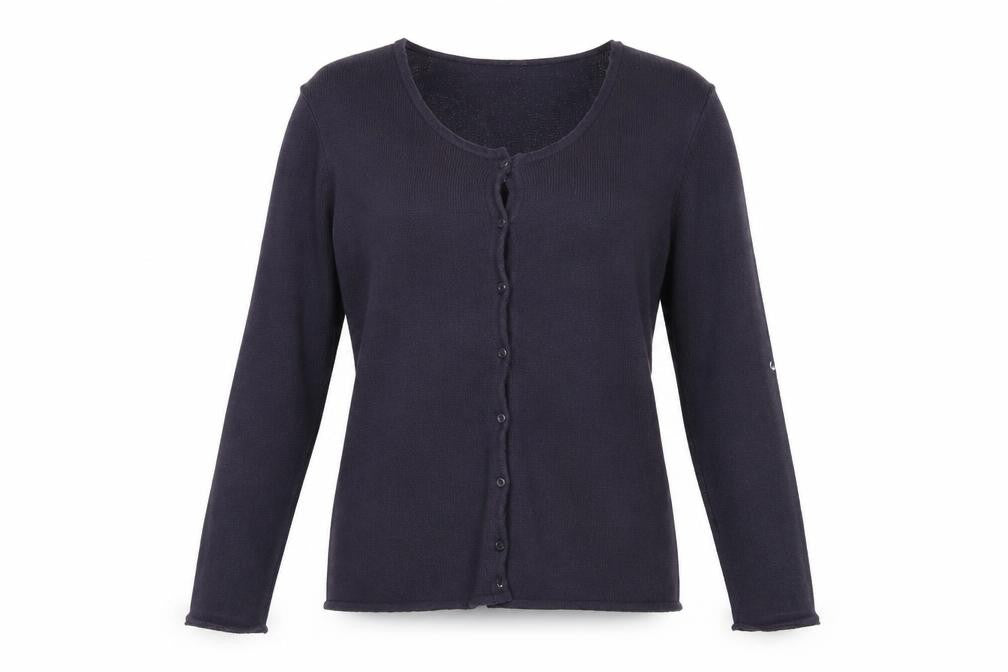 Marks and Spencer Women's Purple Sequin Cardigan - Size 12
