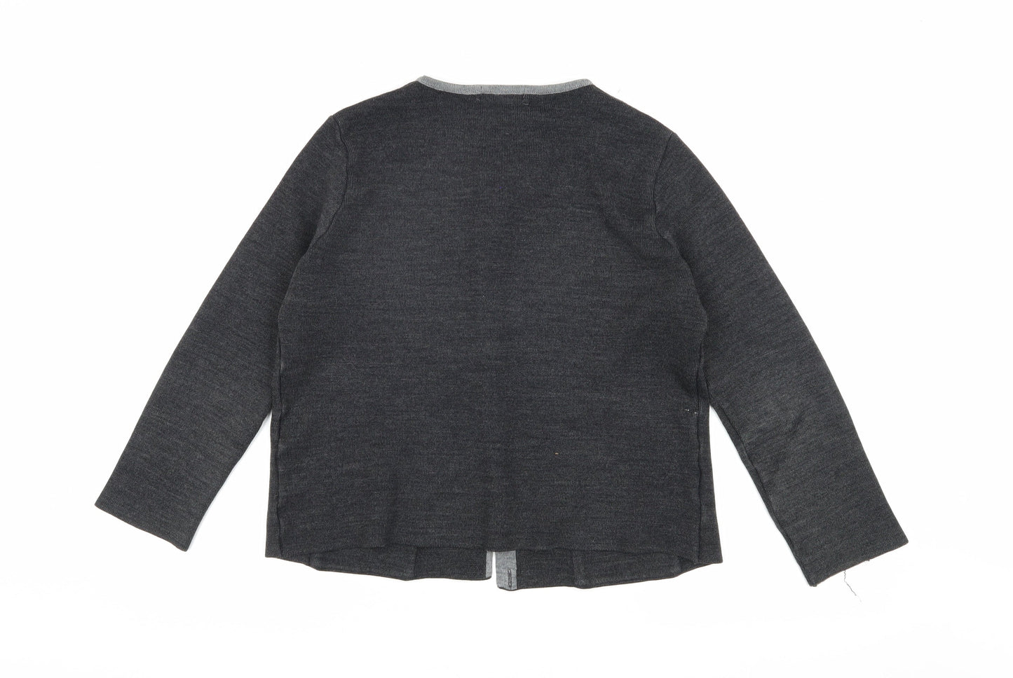 Marks & Spencer Women's Grey Wool Cardigan Size 28