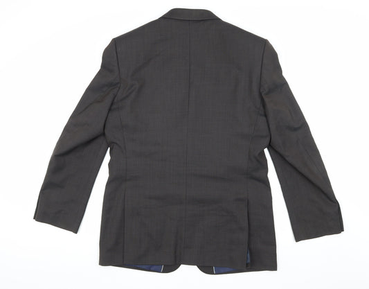 Marks and Spencer Men's Brown Wool Suit Jacket 40R
