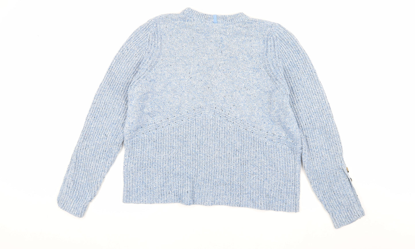 Marks and Spencer Women's Blue Knit Pullover Jumper L