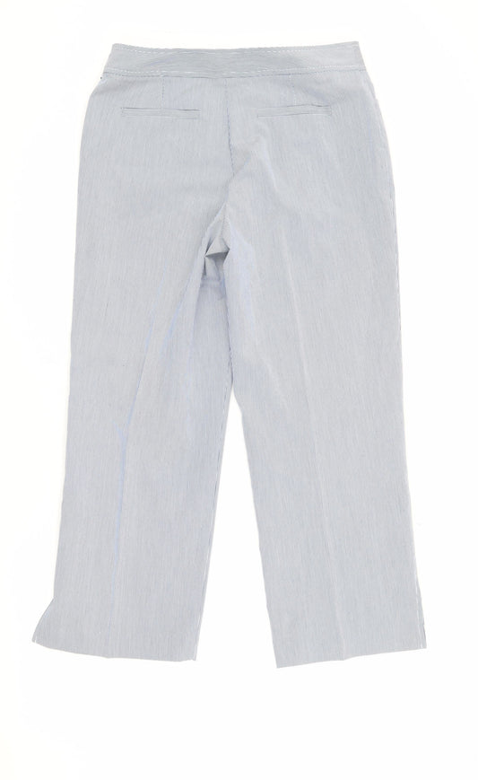 Ingredients Women's Blue Striped Trousers Size 4