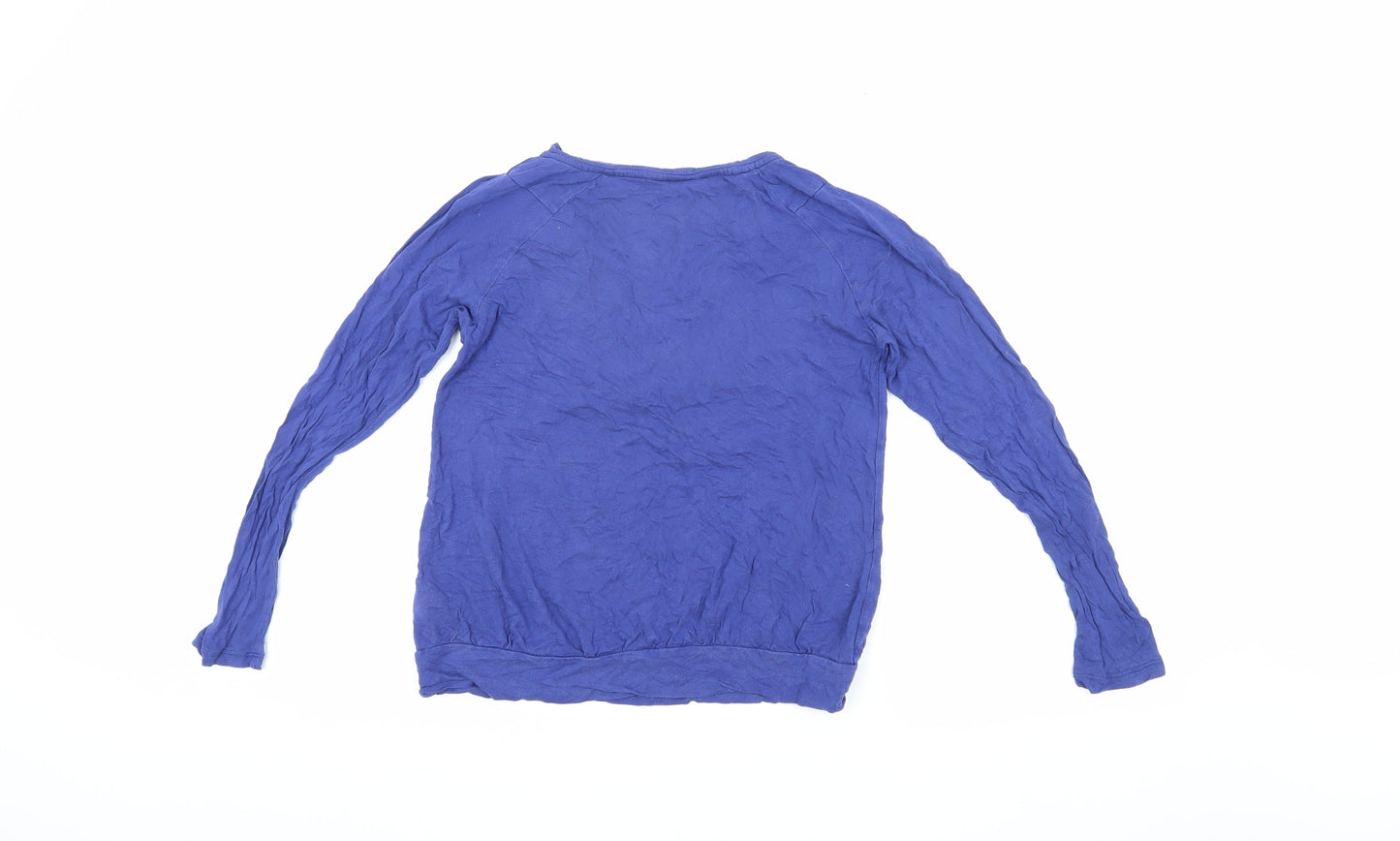 Monsoon Women's Blue Long Sleeve Top Size 12