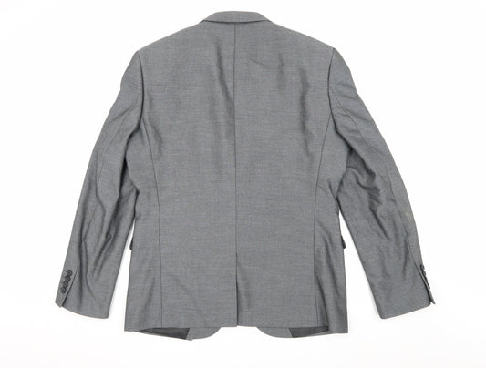 Next Men's Grey Classic Blazer, Size 42 Regular