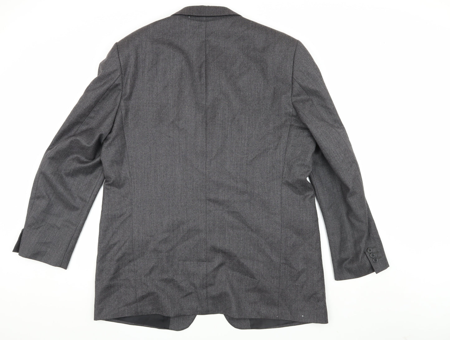 Marks and Spencer Men's Grey Wool Blazer 46L