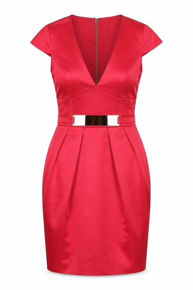 Lipsy Women's Red Dress Size 8 Party/Cocktail