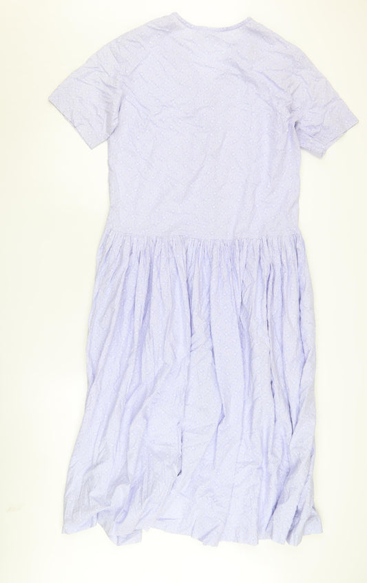 Laura Ashley Women's Multicoloured Fit & Flare Midi Dress Size 12