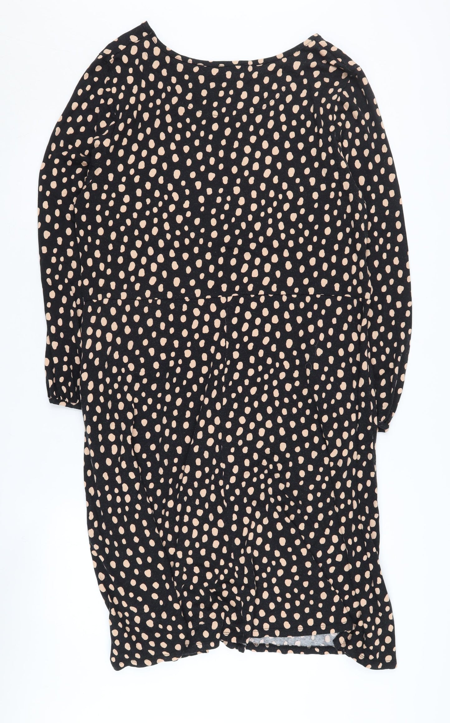 Roman Women's Black Polka Dot Dress Size 20