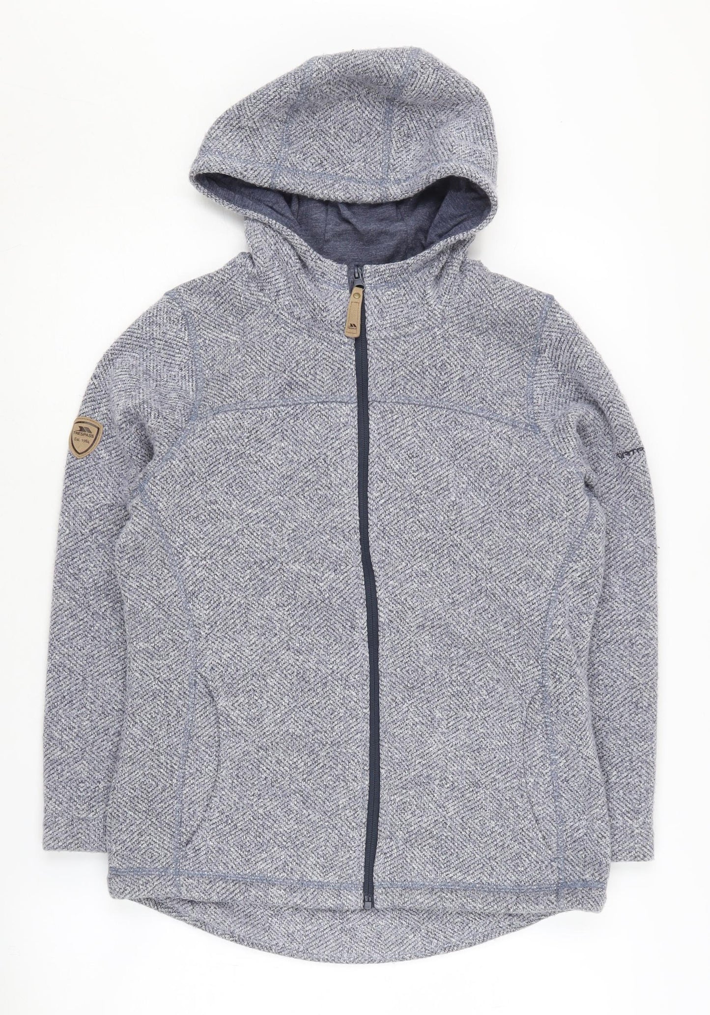 Trespass Women's Blue Full Zip Hoodie M