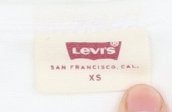 Levi's Women's White XS Basic T-Shirt