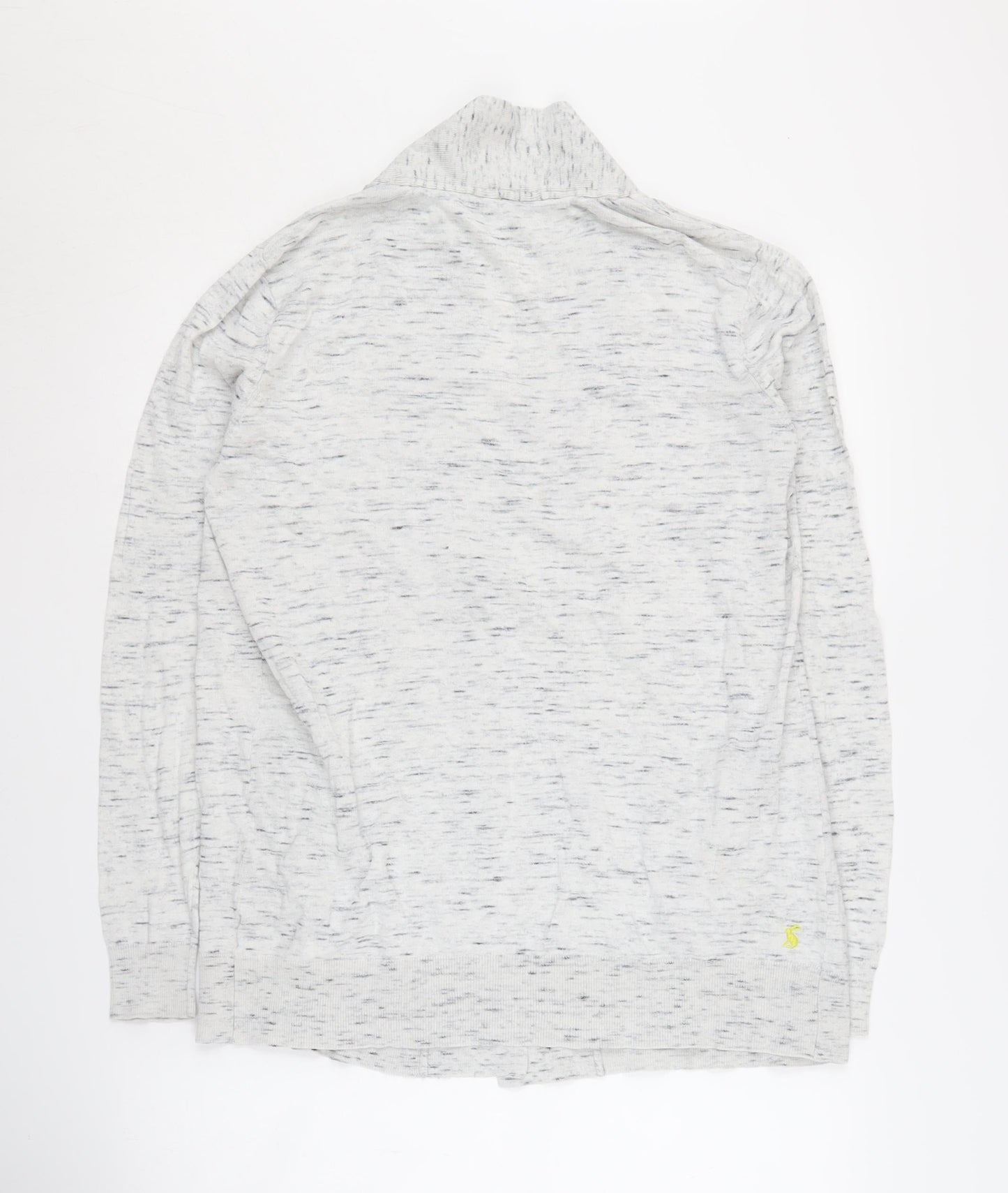 Joules Women's Grey Open Front Cardigan UK 12 Knit Open Regular
