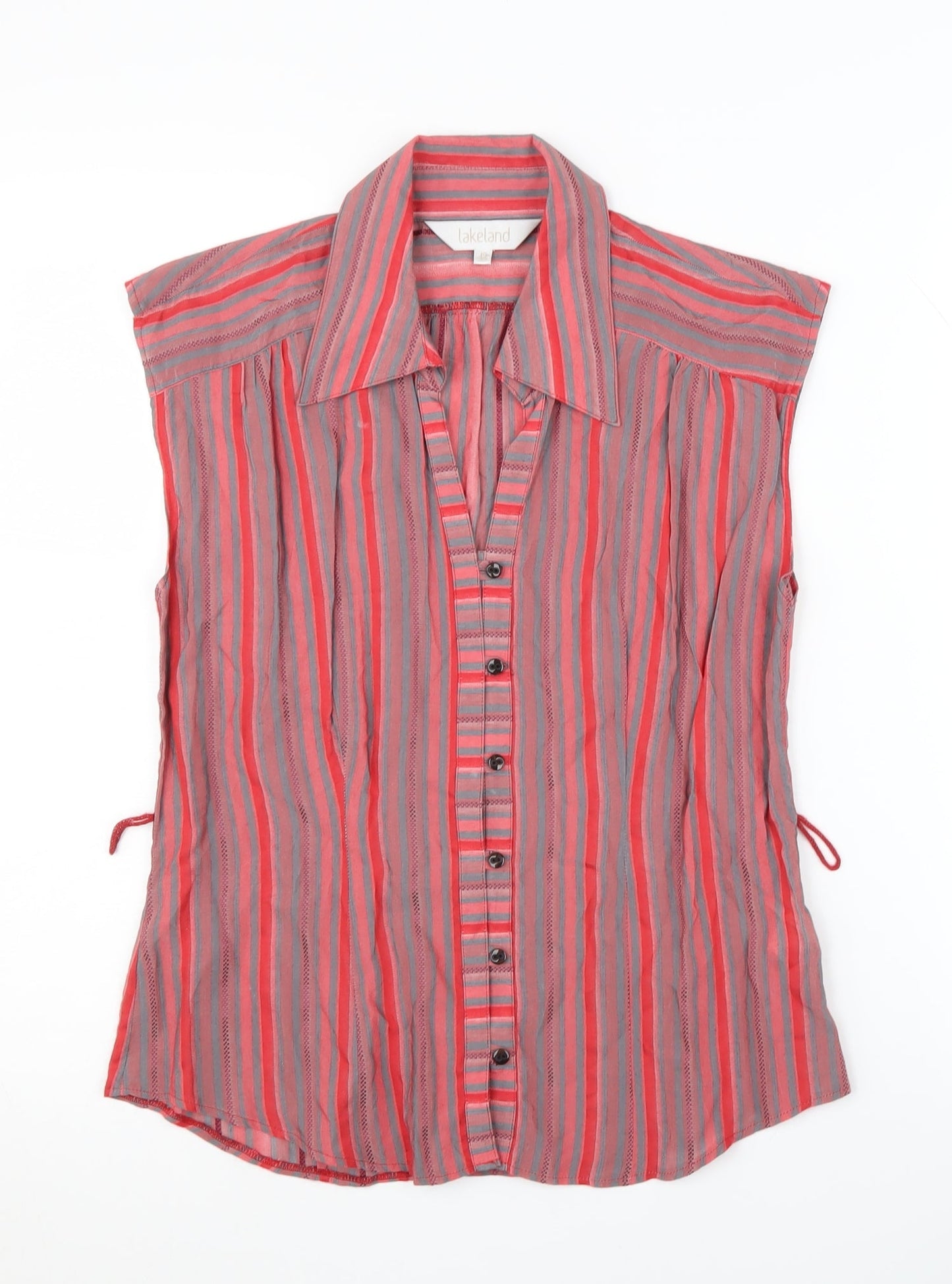 Lakeland Women's Multicoloured Blouse Size 12 Sleeveless