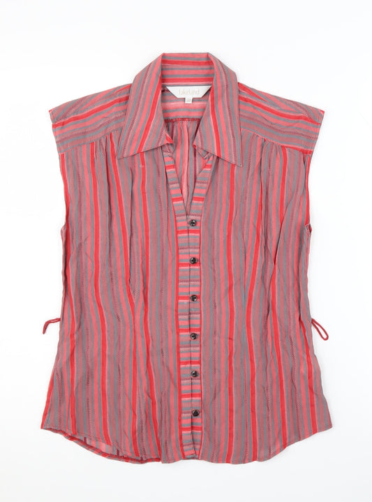 Lakeland Women's Multicoloured Blouse Size 12 Sleeveless