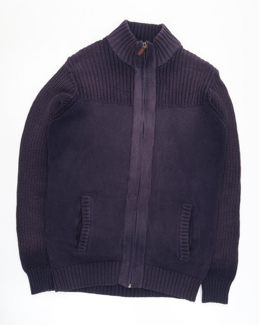 James Pringle Men's Blue Knit Jacket Size S