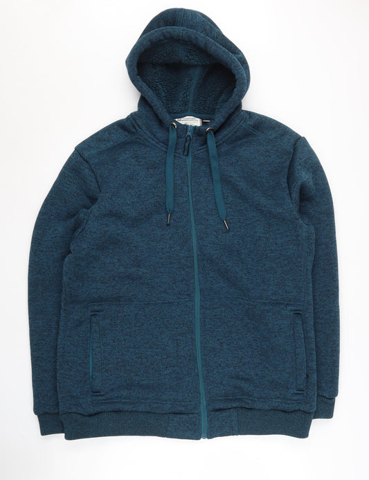 Mountain Warehouse Hooded Blue Jacket XL Hiking
