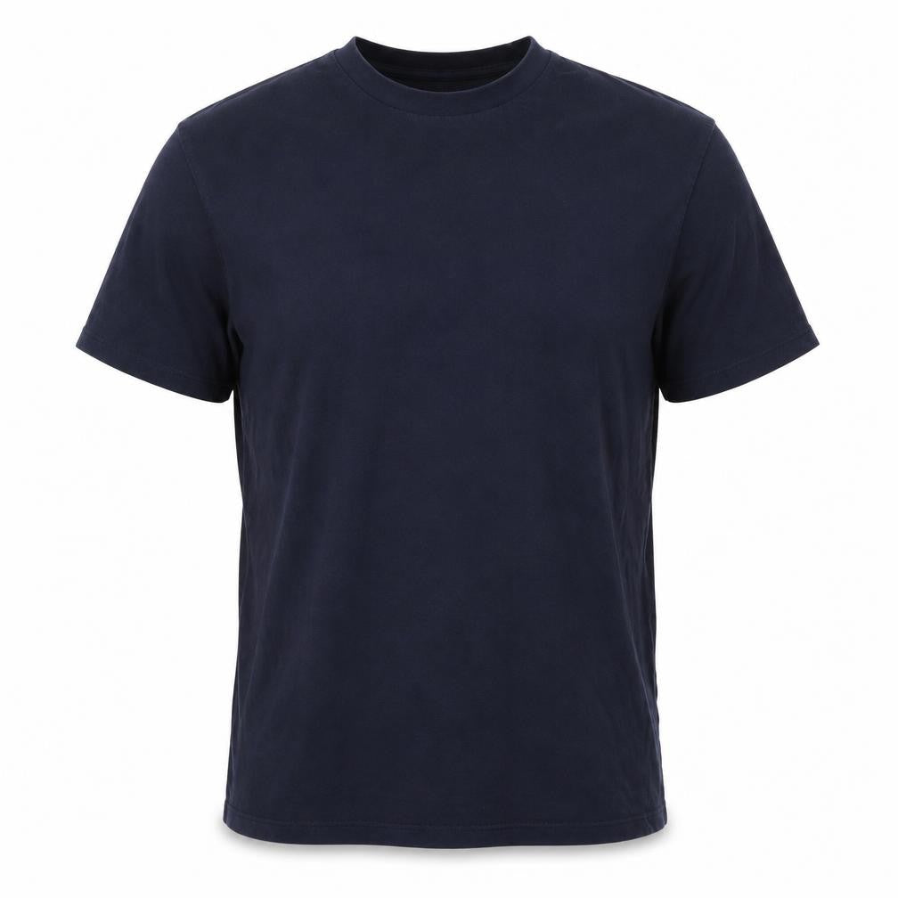 ASOS Design Blue Crew Neck T-Shirt, Men's L, Cotton Casual