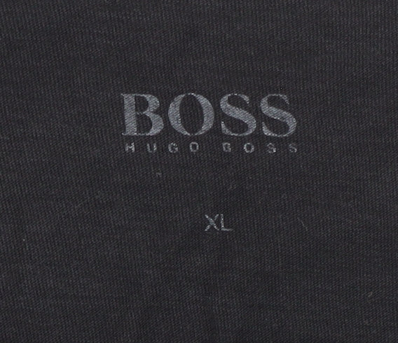 Hugo Boss Men's Black XL Crew Neck T-Shirt