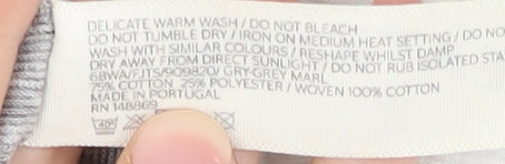 Fat Face Women's Grey V-Neck Jumper Size 14