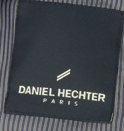Daniel Hechter Men's Black 42 Long Jacket Wool