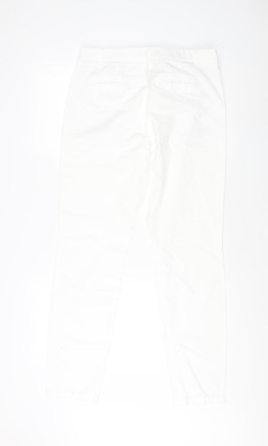 Next Women's White Trousers Size 10