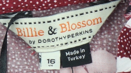 Dorothy Perkins Floral Blouse - Size 16, Women's