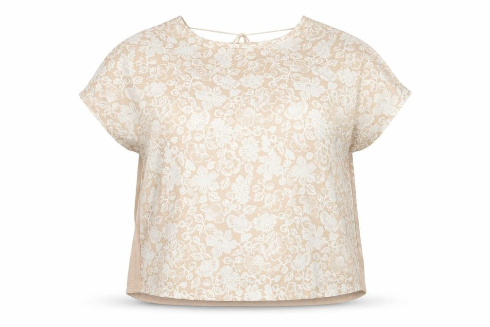 Marks and Spencer Women's Beige Floral Blouse Size 20