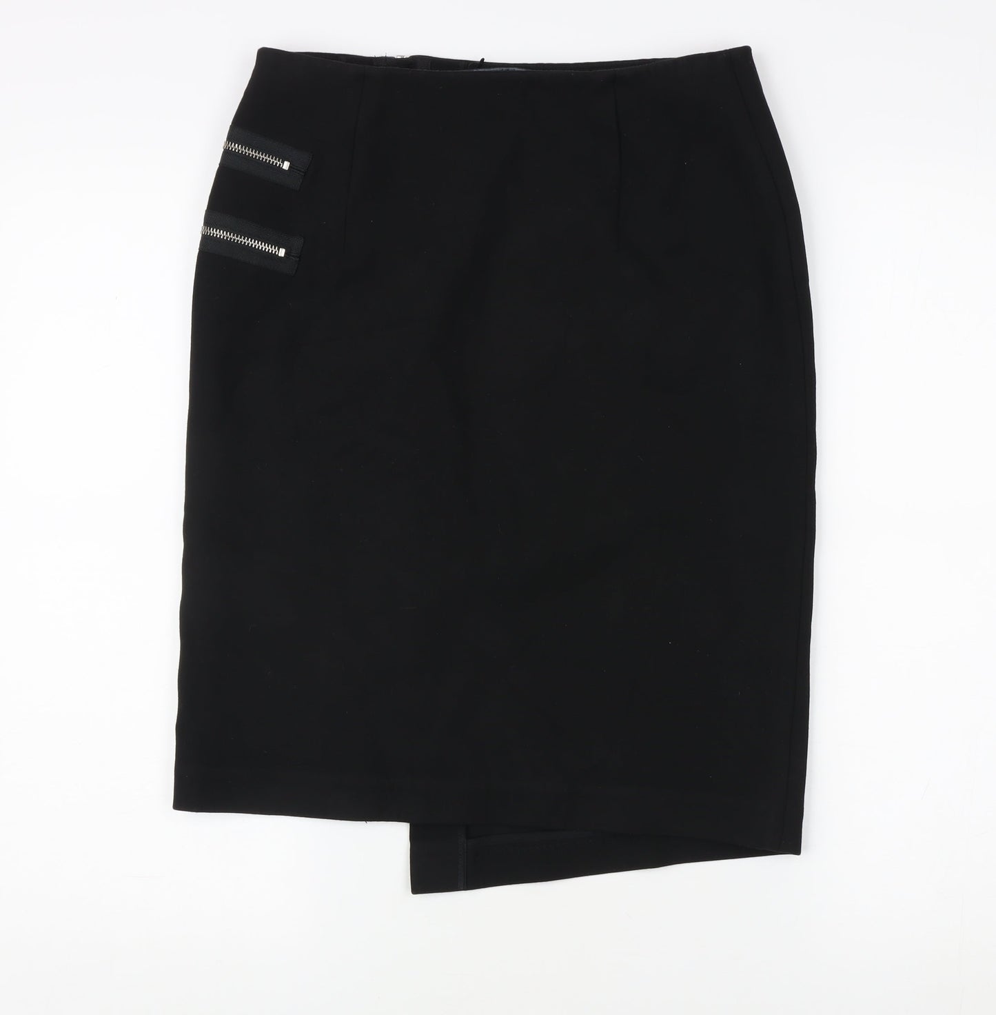 Zara Women's Black Pencil Skirt Size 6 - Elegant Workwear