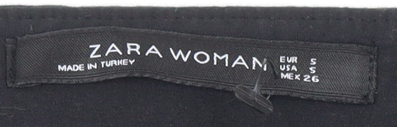 Zara Women's Black Pencil Skirt Size 6 - Elegant Workwear