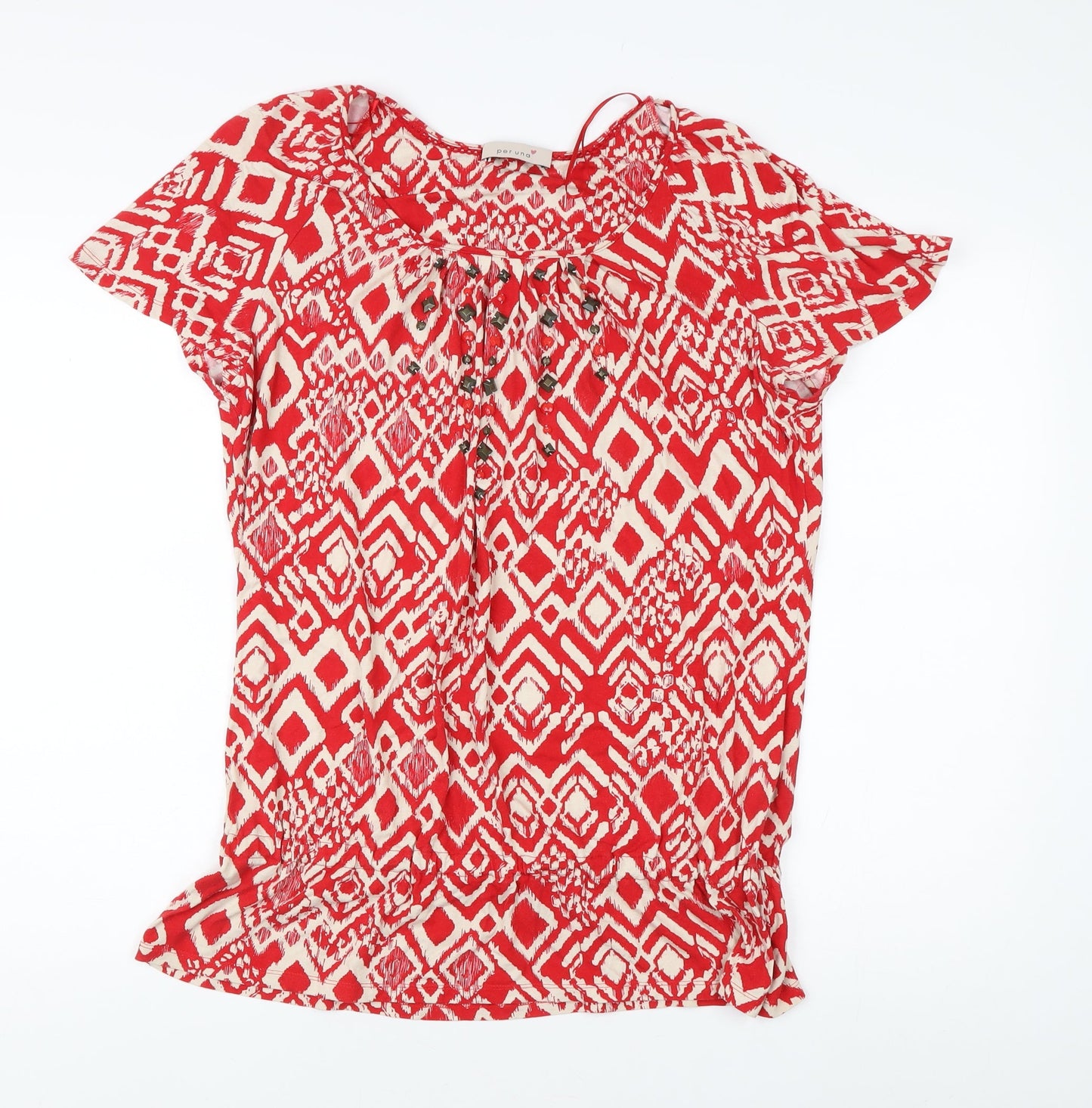 Marks and Spencer Women's Multicoloured Geometric Top