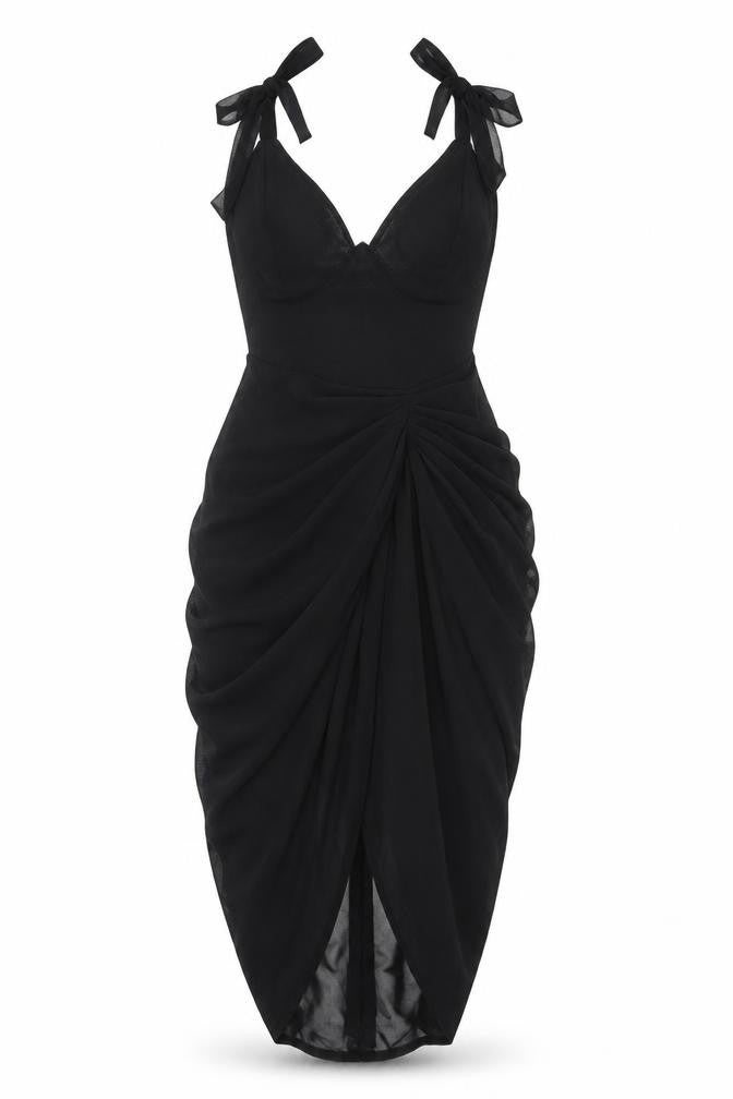 PrettyLittleThing Women's Black Sleeveless Dress