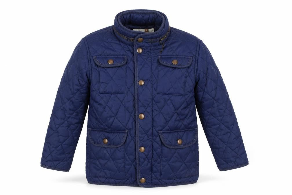 John Lewis Boys Blue Quilted Jacket, 5 Years, Casual