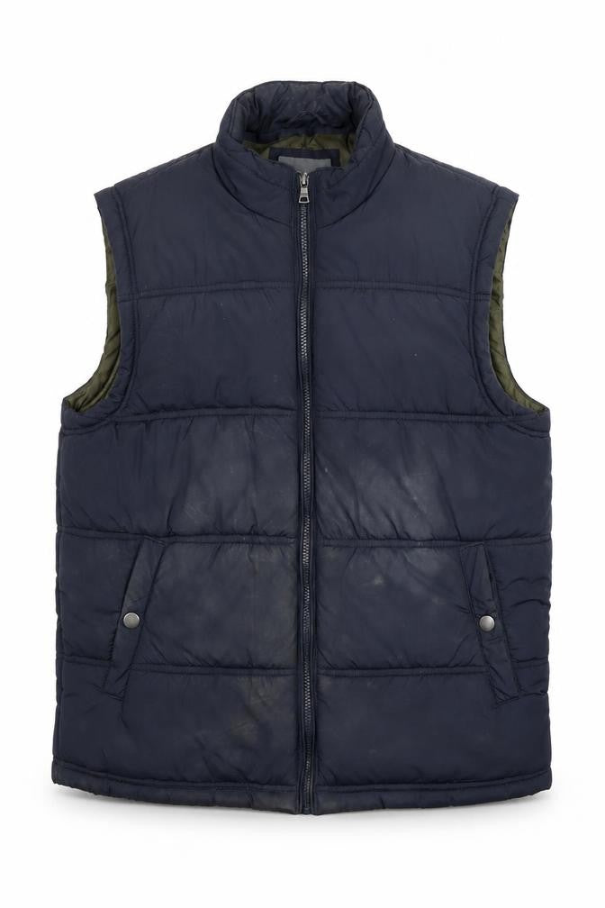 Marks & Spencer Men's Blue Puffer Waistcoat L