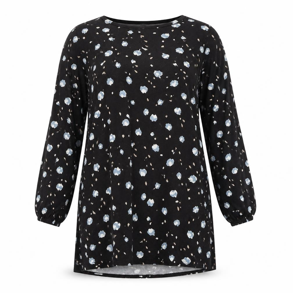 Evans Women's Black Floral Dress Size 18 V-Neck