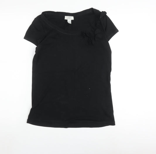 Ann Taylor LOFT Women's Black T-Shirt, Size M
