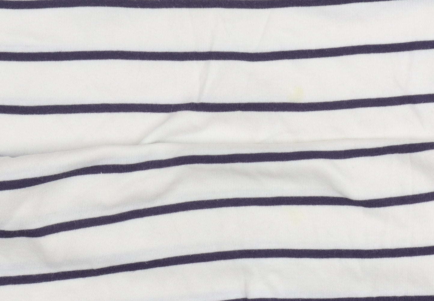 Gap Women's White Striped T-Shirt, L, 3/4 Sleeve Casual