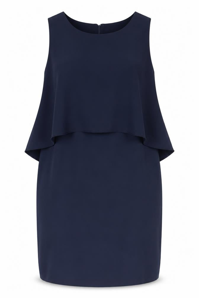 Glamour Women's Blue Sheath Dress Size 16