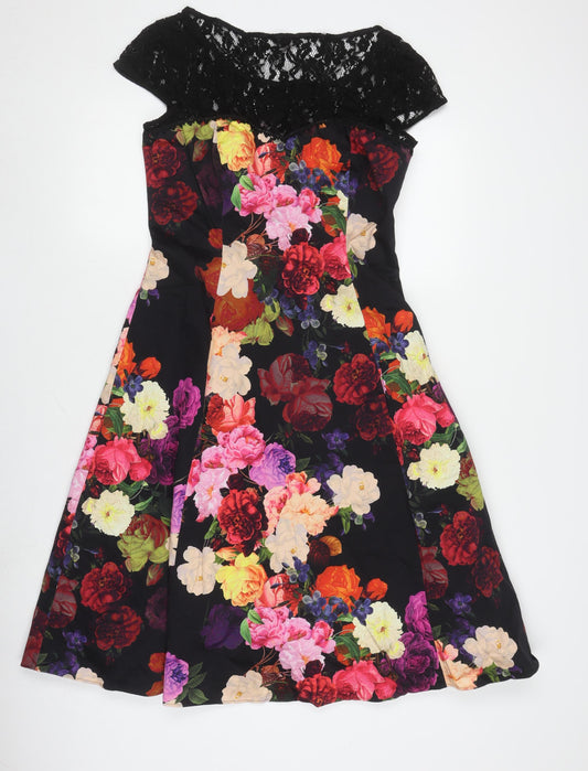 Phase Eight Women's Multicoloured Floral Dress Size 12