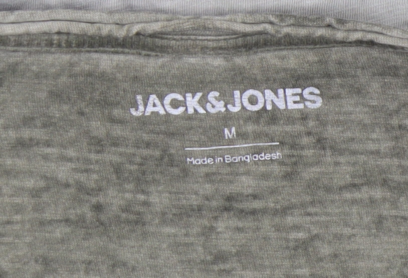 Jack & Jones Men's Green Crew Neck T-Shirt M