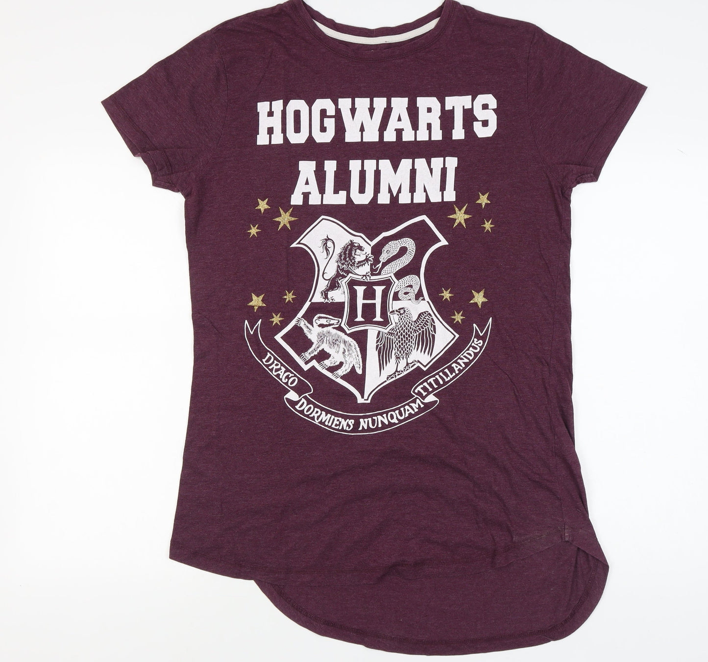 Harry Potter Unisex Purple M Hogwarts Alumni T-Shirt