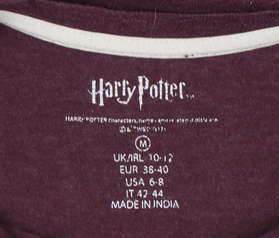 Harry Potter Unisex Purple M Hogwarts Alumni T-Shirt
