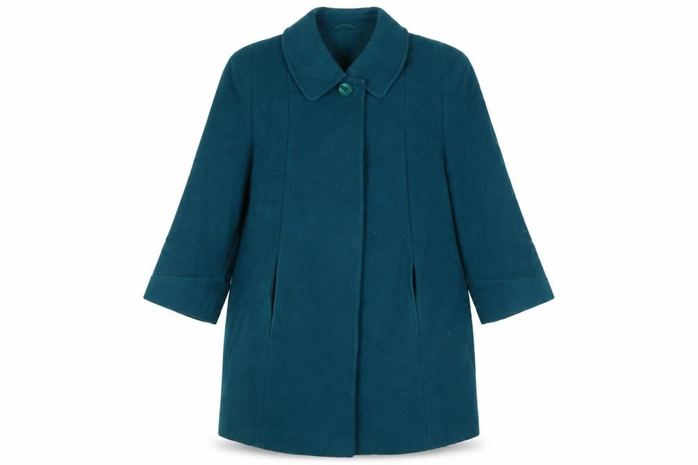 Eastex Women's Green Wool Overcoat Size 10