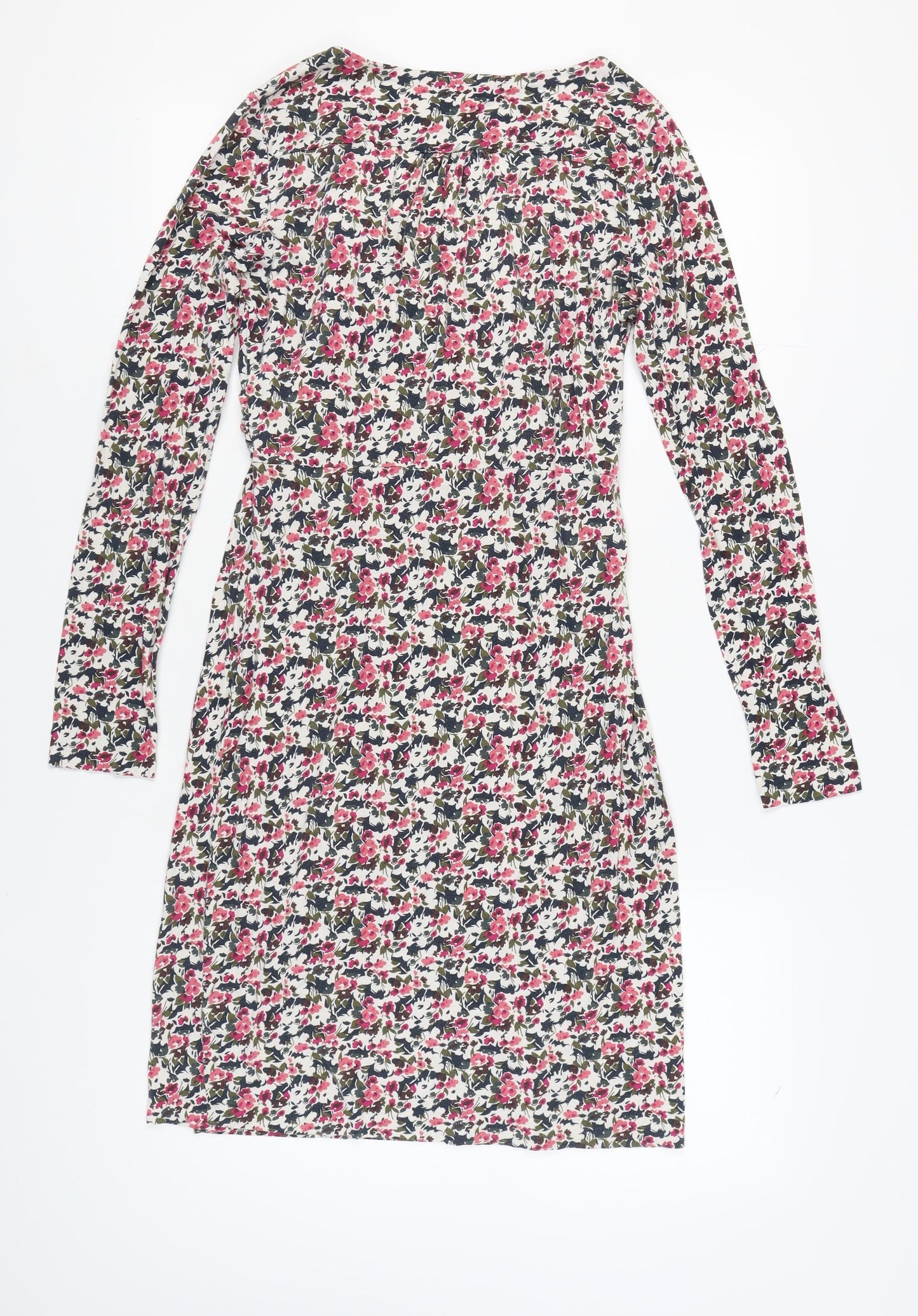 Kew Women's Multicoloured Floral Wrap Dress L