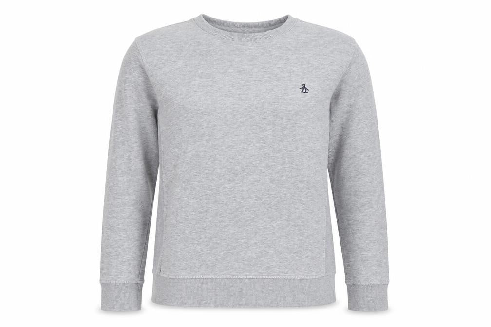 Original Womens Penguin Grey Pullover Sweatshirt Size S