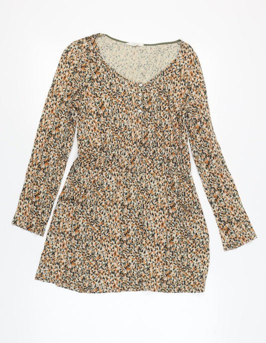 White Stuff Women's Multicoloured Short Dress, Size 12