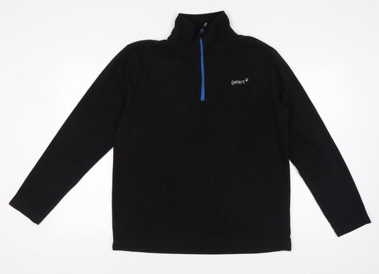 Gelert Men's Black 2XL Pullover Fleece Sweatshirt