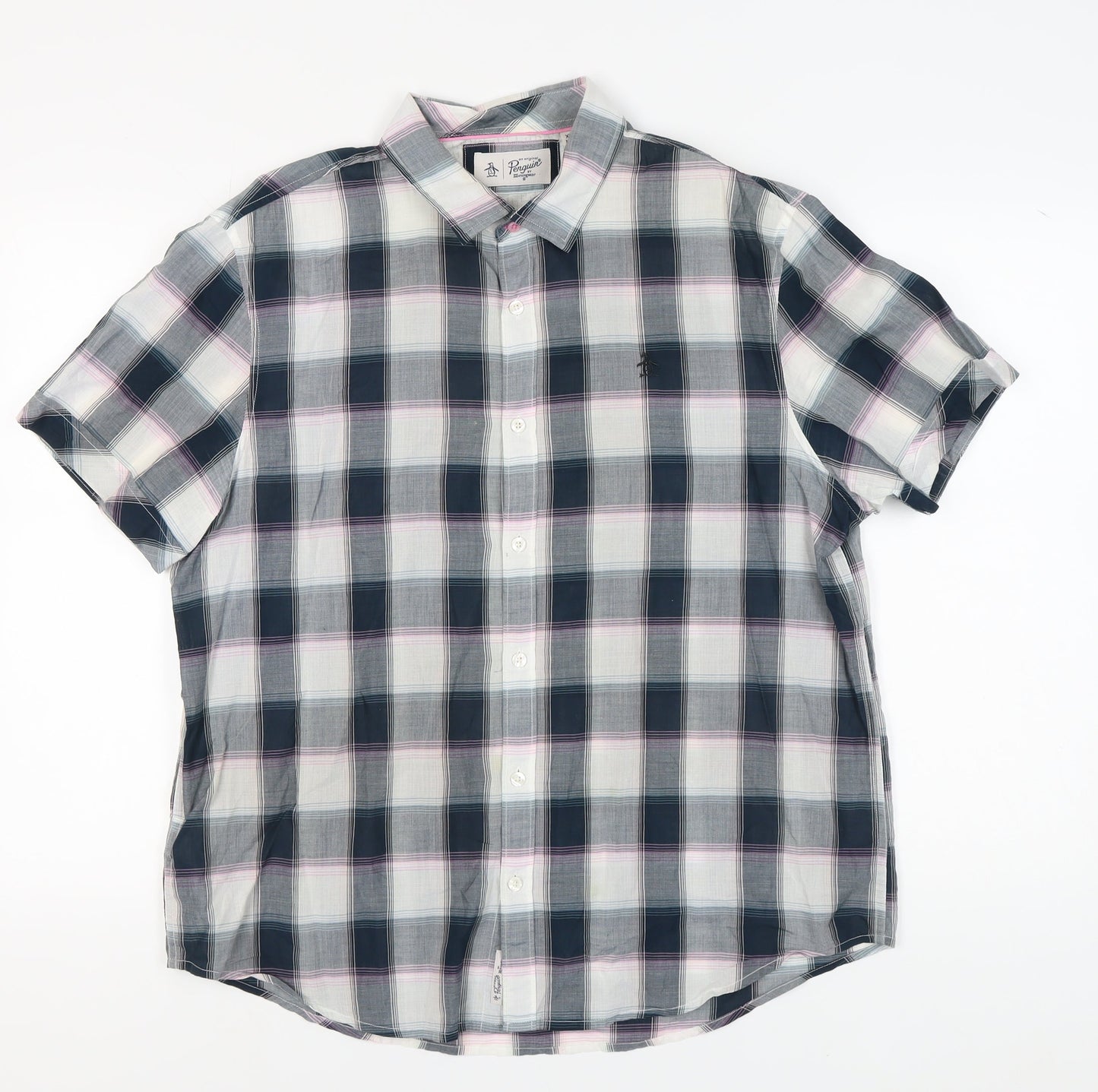 Penguin Men's Multicoloured Plaid Shirt - XL