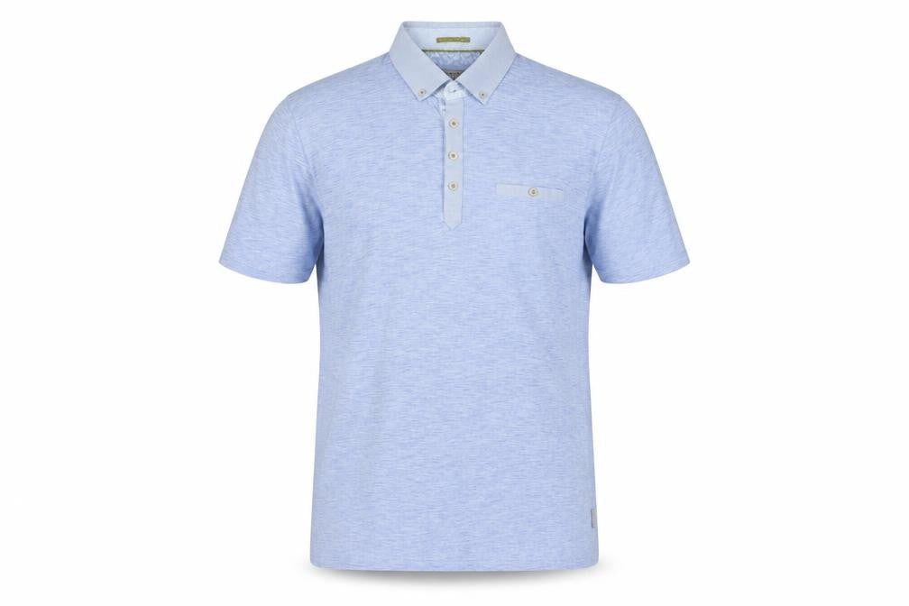 Ted Baker Men's Blue Polo Shirt, Size S, Short Sleeve