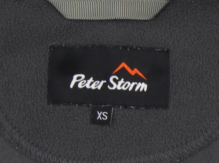 Peter Storm Men's Grey Fleece 1/4 Zip Sweatshirt XS